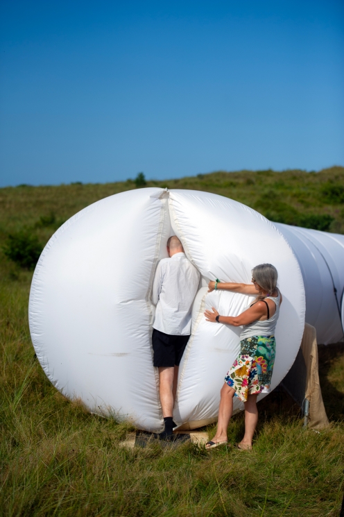 Binnenkomen in Curve op Vlieland | Foto: Sander Heezen